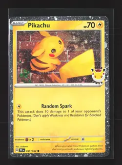 Pokemon #051/162 Common,Holo Pikachu (Pokemon Day 2026) - Image 1