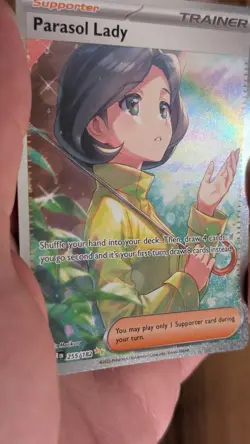Pokemon TCG Parasol Lady 255/182 Special Illustration Rare Paradox Rift NM - Image 2