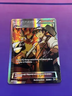 Blacksmith 88a/106 Full Art Trainer Promo Pokemon XY Flashfire - Image 1