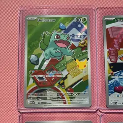 Pokemon Set of 9 - First Partner Illustration Collection Promo 30th Anniversary - Image 2
