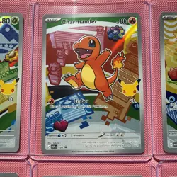 Pokemon Set of 9 - First Partner Illustration Collection Promo 30th Anniversary - Image 3