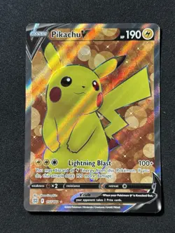 Pokemon Card TCG - Pikachu V 157/172 Ultra Rare Full Art Brilliant Stars - Image 1
