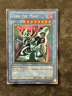 PP01-EN011 Zera the Mant Secret Rare Yugioh MISPRINT - Image 1