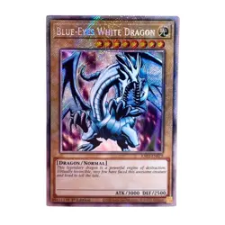 YuGiOh! Blue-Eyes White Dragon (Platinum Secret) RA03-EN079 1st Ed NM Bonanza - Image 1