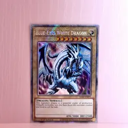 YuGiOh! Blue-Eyes White Dragon (Platinum Secret) RA03-EN079 1st Ed NM Bonanza - Image 3