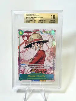 2025 One Piece OP13-118 Monkey D Luffy ALT ART SEC • BGS 10 PRISTINE - Image 1