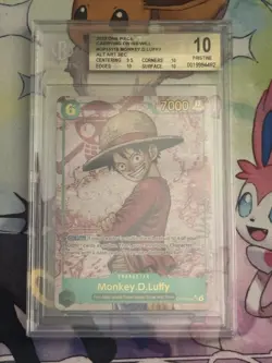 2025 One Piece OP13-118 Monkey D Luffy ALT ART SEC • BGS 10 PRISTINE - Image 1
