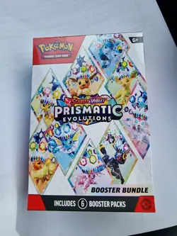 Pokemon TCG Prismatic Evolutions Booster Bundle Sealed Scarlett And Violet - Image 1