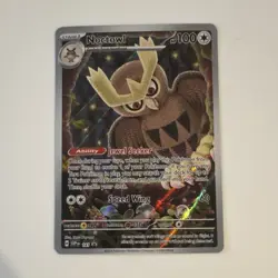 Pokemon Noctowl 141 Sv: Scarlet & Violet Promo Holo Card 100 HP Stage 1 - Image 1