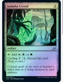 Indatha Crystal Foil MTG Ikoria: Lair of Behemoths NM-MINT MAGIC THE GATHERING - Image 1