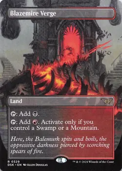 Blazemire Verge (Borderless) Duskmourn: House of Horror Regular - Image 1