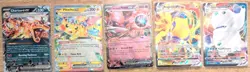 100 Pokemon Full Art, Ex, V Cards Lot (CHARIZARD, PIKACHU, MEWTWO) Free Ship!!! - Image 2