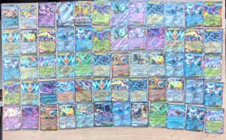 100 Pokemon Full Art, Ex, V Cards Lot (CHARIZARD, PIKACHU, MEWTWO) Free Ship!!! - Image 3