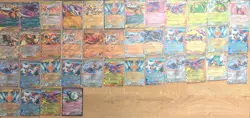 100 Pokemon Full Art, Ex, V Cards Lot (CHARIZARD, PIKACHU, MEWTWO) Free Ship!!! - Image 4
