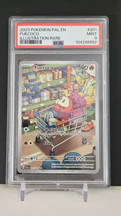 Pokemon TCG Fuecoco 201/193 Scarlet & Violet Paldea Evolved 2023 PSA 9 - Image 1