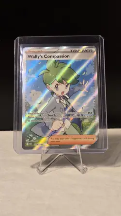 Pokemon Wally's Compassion 176/132 ME01 Mega Evolution Ultra Rare Full Art Holo - Image 1