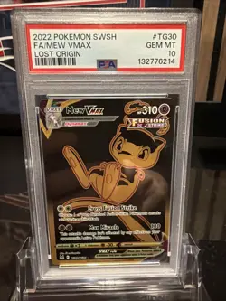 GRADED PSA 10 2022 Pokemon SWSH FA/Mew VMax Lost Origin #TG30 - Image 1