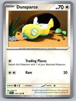 Dunsparce 120/159 Common Journey Together Pokemon Near Mint - Image 1