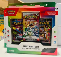 Pokemon TCG First Partner Illustration Collection Series 1 New Sealed - Image 1