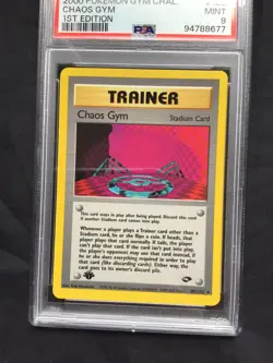 Pokemon: Gym Challenge 1st Edition Rare: Chaos Gym 102/132 PSA 9 - Image 2