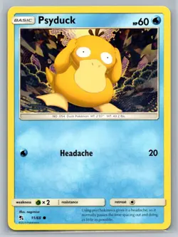 Psyduck 11/68 Common Hidden Fates 2019 Pokemon NM - Image 1