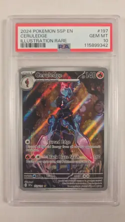 PSA 10 - Pokemon: (Surging Sparks) Ceruledge Illustration Rare - Image 1