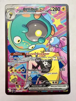 Iono's Bellibolt EX 279/217 Ascended Heroes Special Illustration Rare Pokemon NM - Image 1