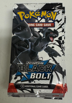 Black Bolt Booster Booster Packs Lot Of 10 Pack Pokemon Scarlet and Violet - Image 1