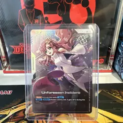 Unforeseen Incident ST01-014 C+ Tournament Winner card Near Mint Gundam Card - Image 1