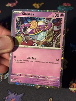 Pokemon Cards Sinistea SVP062 Holo Blister Pack Promo - (NM) *SWIRL* - Image 2