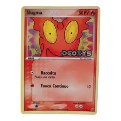 *HH* Card Pokemon Slugma 74/107 Ex Deoxys Stamped ITA Cards Pokemon - Image 1
