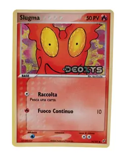 *HH* Card Pokemon Slugma 74/107 Ex Deoxys Stamped ITA Cards Pokemon - Image 2