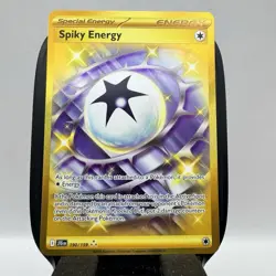 Spiky Energy Hyper Rare 190/159 English Pokemon Card LP - Image 1