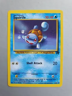 Squirtle 68/82 Pokemon TCG Team Rocket Set (1999-2000) Common NM - Image 1