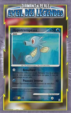 Hypotrempe Reverse - DP06:Eveil des Legendes - 102/146 - Carte Pokemon Francaise - Image 1