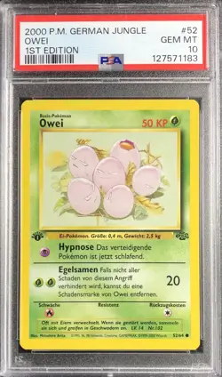 Owei 52/64 - Dschungel - 1. Edition - PSA 10 - Pokemon - Image 1