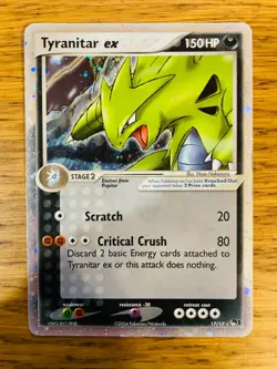 NEAR MINT! Tyranitar ex (17/17) Holo POP Series 1 Promo Pokemon Card! FAST P&P! - Image 1