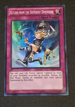 Yu-Gi-Oh! TCG Return From The Different Dimension DPKB-EN038 Super Rare NM - Image 1