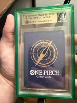 Roronoa Zoro PRB02-006 SP Bandai One Piece CCG The Azure Sea's Seven Foil BGS 10 - Image 2