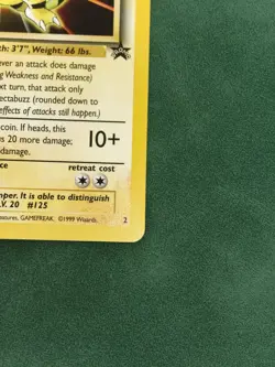 Electabuzz #2 1999 Movie Promo Black Star Promo Pokemon Card WOTC Vintage - NM - Image 5