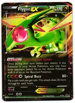 Flygon EX XY61 - XY Black Star Promos Promo Pokemon TCG - LP Card - Image 1
