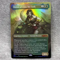 MTG Meren of Clan Nel Toth Borderless Secret Lair SLD #52 Foil NM Magic Card - Image 1