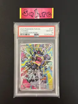 PSA 10 Loudred Illustration Rare SV Paradox Rift 212/182 Pokemon Card - Image 1