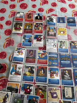 Club Penguin Cards Lot Of 50 Some Foils And Stickers See Pics - Image 5