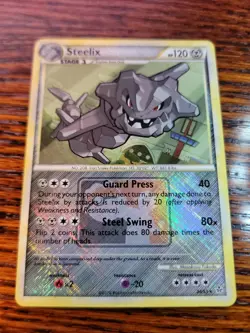 Pokemon 1x NM-Mint Cross Hatch Holo Steelix - 24/95 - Pokemon League Promo Promo - Image 1
