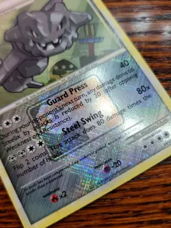 Pokemon 1x NM-Mint Cross Hatch Holo Steelix - 24/95 - Pokemon League Promo Promo - Image 3
