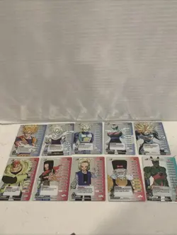 2001 Dragon Ball Z Cell Saga Cards 191-200 High Tech Foil - Image 1