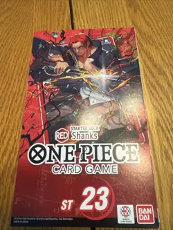 One Piece Card Game ST 23 Red Shanks Starter Deck New Sealed St23 English - Image 1