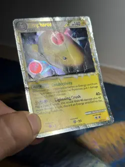 Ampharos 105/123 HeartGold SoulSilver Ultra Rare Holo Pokemon Card DMG - Image 5