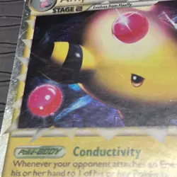 Ampharos (Prime) HeartGold SoulSilver 105/123 Cosmos Holo Pokemon Card - Image 4